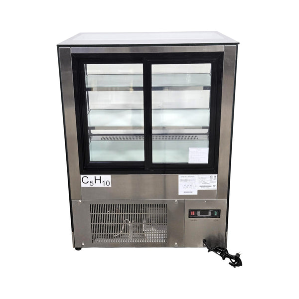Atosa RDCS-35 Square Glass Floor Refrigerated Display Case - 35 Inch