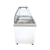 Celcold CEF40 Glass Sliding Door Ice Cream Cabinet with Sneeze Guard