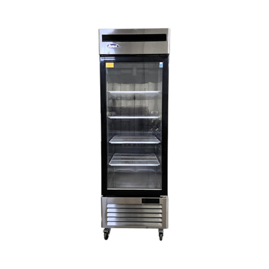 Atosa MCF8705GR Refrigerator - 1 Glass Door - 27 Inch