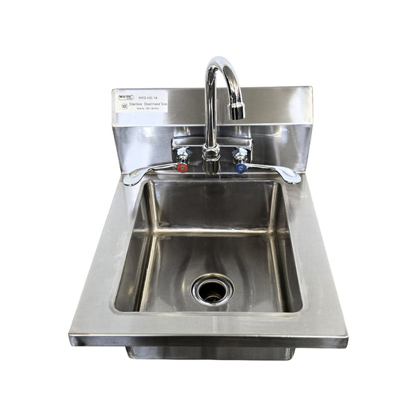 Atosa MRS-HS-14 Hand Sink with Wrist Blade Handles - 14 Inch