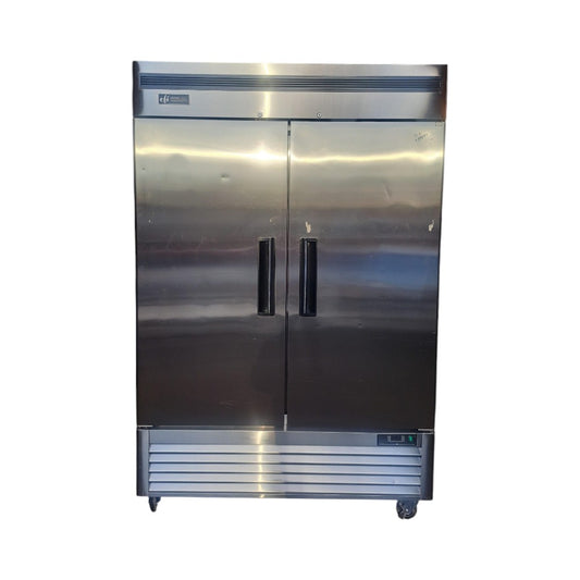 EFI C2-54VC Reach in Refrigerator - 2 Solid Door - 54''