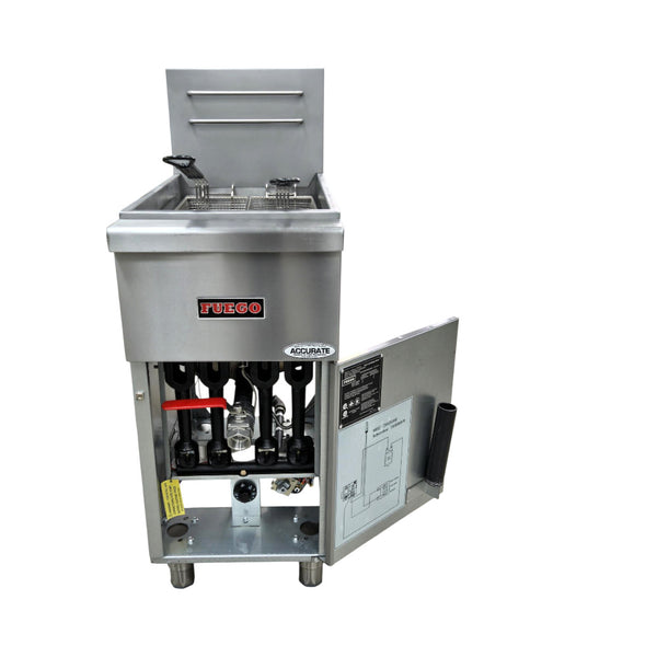 Fuego KF-F4-NG Natural Gas Fryer