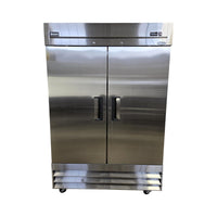 Omcan FR-CN-1372-HC Upright Freezer - 2 Solid Doors - 54 Inch