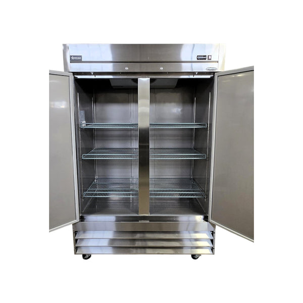 Omcan FR-CN-1372-HC Upright Freezer - 2 Solid Doors - 54 Inch