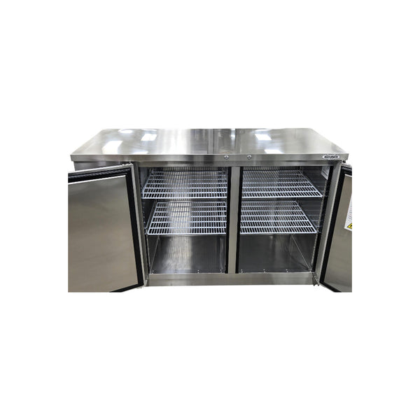 Atosa SBB59GRAUS1 Back Bar Cooler - 2 Solid Door - 57 Inch