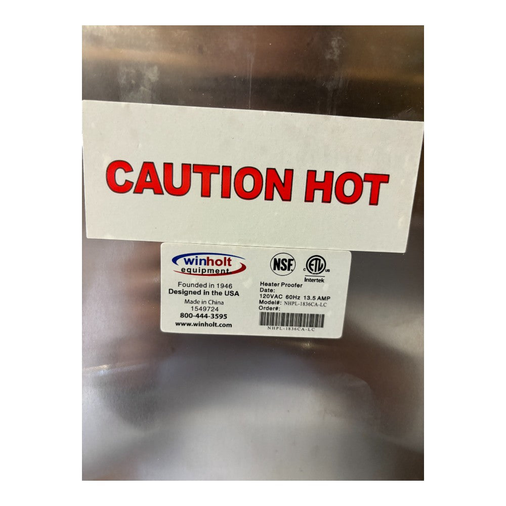 Winholt NHPL-1836C Non-Insulated Heater Proofer Cabinet