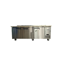 Atosa MPF8203GR Pizza Prep Table - 3 Door - 93 in