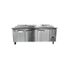 Atosa MPF8203GR Pizza Prep Table - 3 Door - 93 in