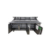 Atosa MPF8203GR Pizza Prep Table - 3 Door - 93 in