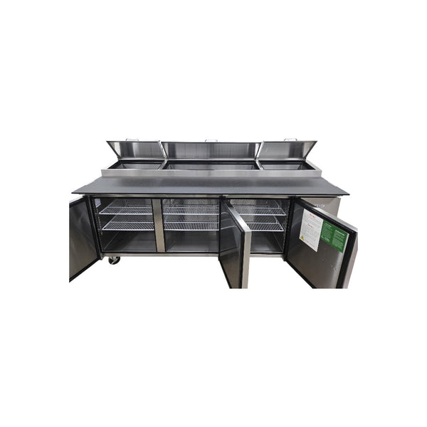 Atosa MPF8203GR Pizza Prep Table - 3 Door - 93 in