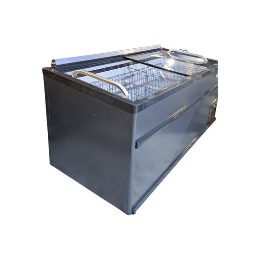 Sub-Equip JF-76 Combined Supermarket Jumbo Glass Door Freezer - 75.5''