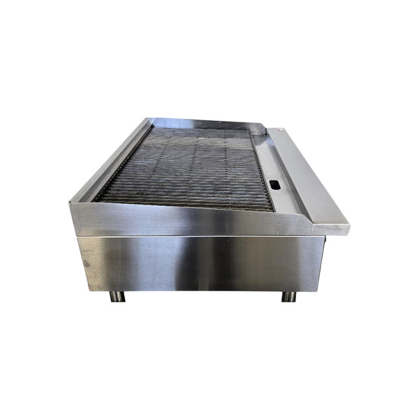 Cookrite ATCB-36 Natural Gas - Rock Charbroiler - 36 Inch
