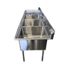 Omcan 43786 Three Tub Sink