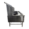 Omcan CE-CN-W3L1-NG Three Chamber Wok Range
