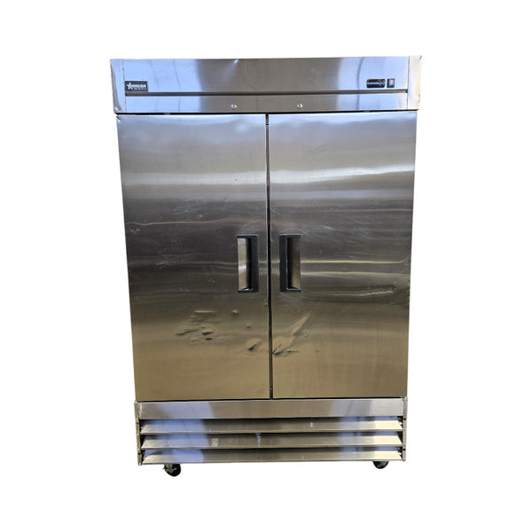Omcan FR-CN-1372-HC Upright Freezer - 2 Solid Doors - 54 Inch