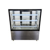 Omcan RS-CN-3071-S Square Glass Floor Refrigerated Display Case 48 Inch