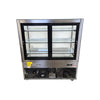 Omcan RS-CN-3071-S Square Glass Floor Refrigerated Display Case 48 Inch