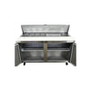Omcan PT-CN-1524-HC Refrigerated Prep Table - 2 Solid Door - 60 Inch