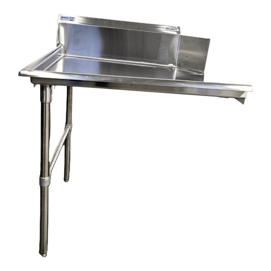 Omcan 28474 Clean Dish Table - Left Side