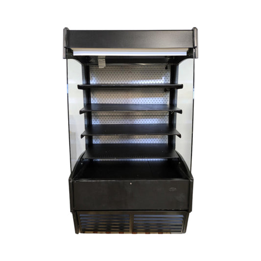 QBD WC4682 Open Refrigerated Display - Glass Sides - 47 Inch
