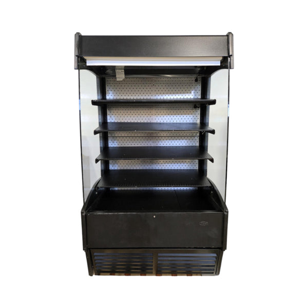 QBD WC4682 Open Refrigerated Display - Glass Sides - 47 Inch