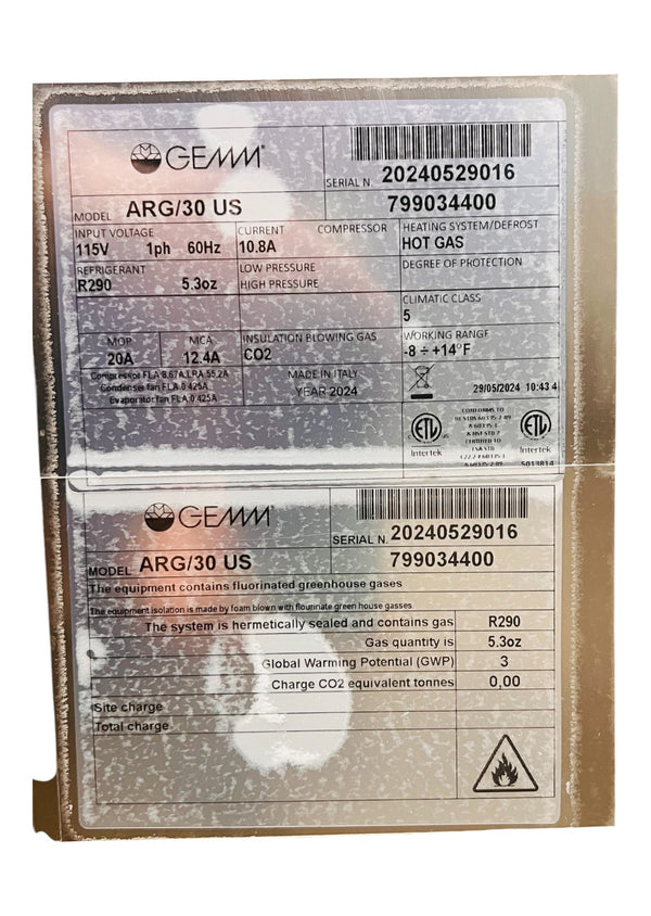 Eurodib ARG30 BATCH FREEZER