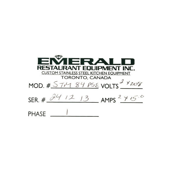 Emerald Restaurant Equipment STM84PSE  6-Well Custom Steam Table