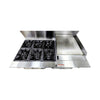 FOSTER FR60-6B24GS-2 Range, 60 inch, NG, 6-Burners w/24 inch Griddle/Salamander