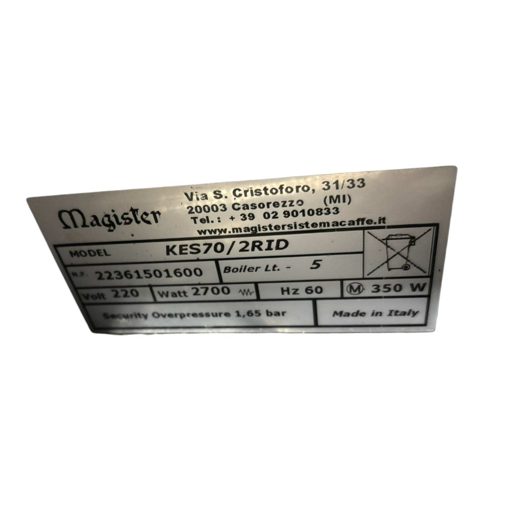 Magister Kappa ES 70 Expresso Machine