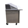 TRUE  TSSU-60-24M-B-ST-HC Megatop Prep Table - 2 Solid Door - 60 Inch