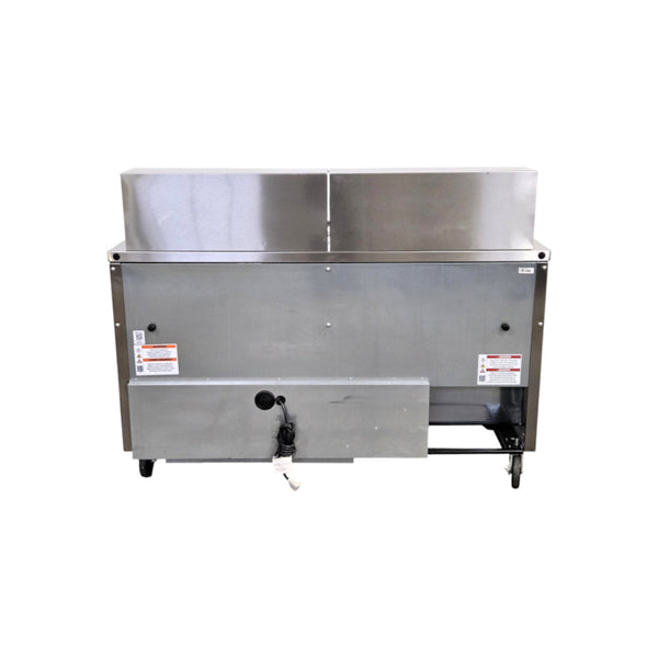 TRUE  TSSU-60-24M-B-ST-HC Megatop Prep Table - 2 Solid Door - 60 Inch