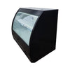EFI CDC-1200B 48 inch Curved Glass Deli Case - Black