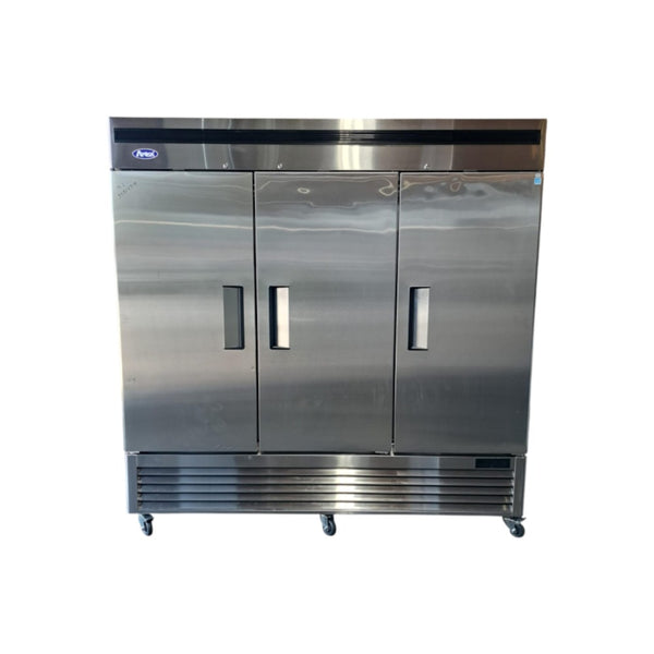 Atosa MBF8508GR Reach-in Refrigerator - 3 Solid Door - 82''