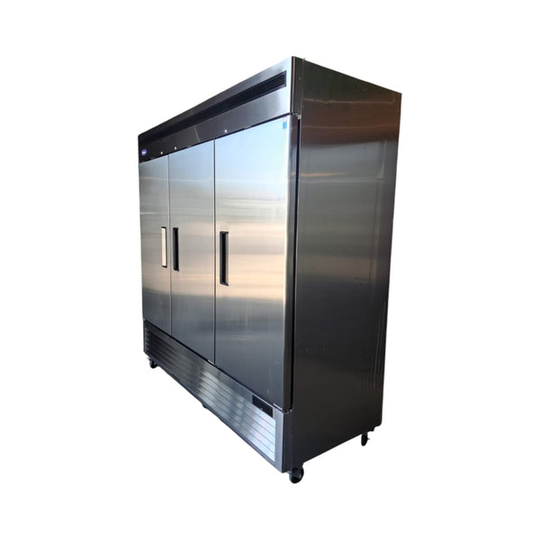 Atosa MBF8508GR Reach-in Refrigerator - 3 Solid Door - 82''