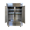 Omcan FR-CN-1372-HC Upright Freezer - 2 Solid Doors - 54 Inch