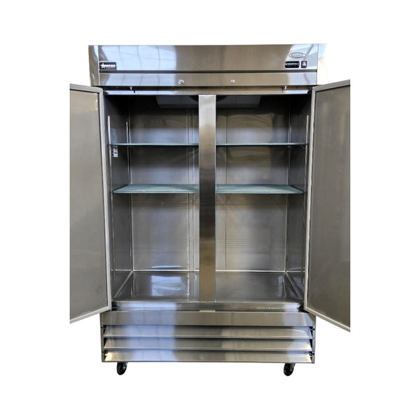 Omcan FR-CN-1372-HC Upright Freezer - 2 Solid Doors - 54 Inch