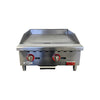 Omcan CE-CN-G24-M Countertop Natural Gas Griddle - 24 Inch