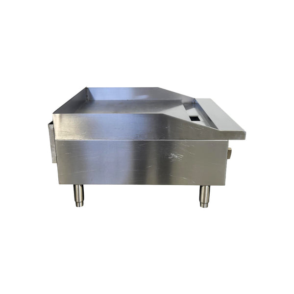 Omcan CE-CN-G24-M Countertop Natural Gas Griddle - 24 Inch