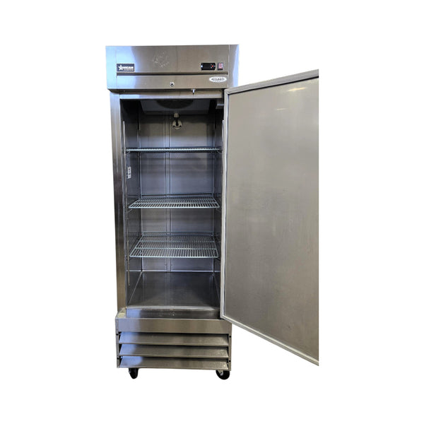 Omcan RE-CN-0021-HC Upright Refrigerator - 1 Solid Door - 29 Inch