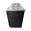 Omcan UBB-24-72F-HC Back Bar Cooler - 3 Door - 72 Inch