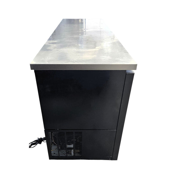 Omcan UBB-24-72F-HC Back Bar Cooler - 3 Door - 72 Inch