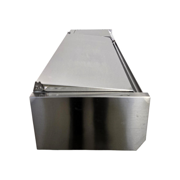 Omcan 46658 Refrigerated Topping Rail with S/S Cover