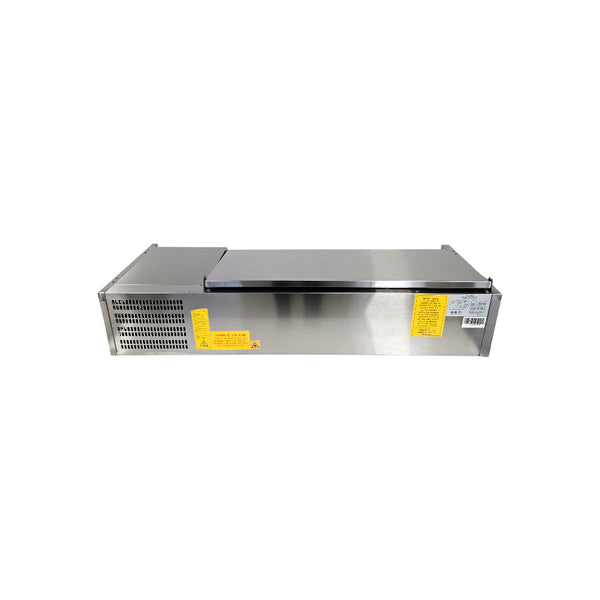 Omcan 46658 Refrigerated Topping Rail with S/S Cover