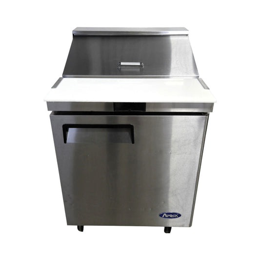 Atosa MSF8301GR Refrigerated Prep Table - 1 Solid Door - 27 Inch