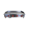 Omcan CE-CN-G48-TP Natural Gas Griddle - 4 Burners - Thermostatic Control - 48 Inch