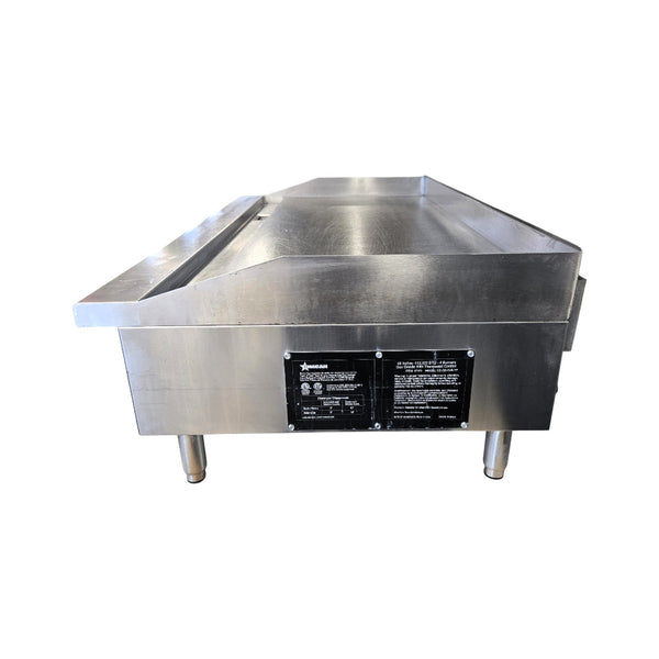 Omcan CE-CN-G48-TP Natural Gas Griddle - 4 Burners - Thermostatic Control - 48 Inch