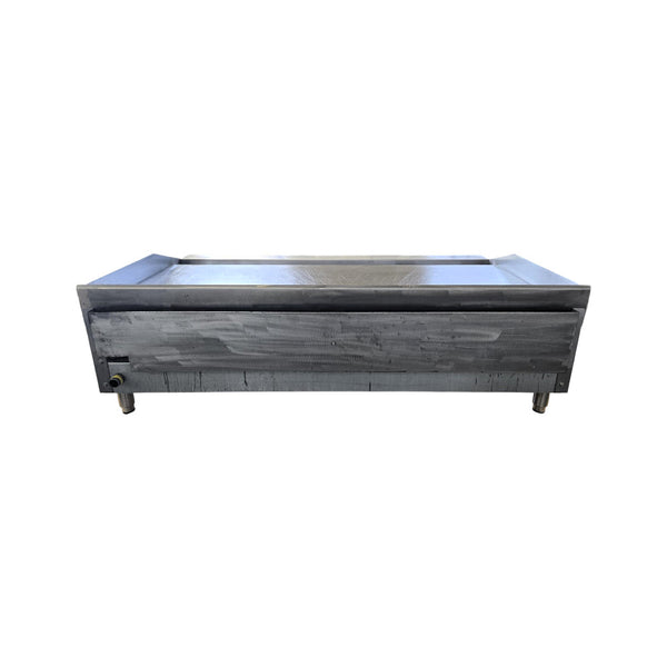 Omcan CE-CN-G48-TP Natural Gas Griddle - 4 Burners - Thermostatic Control - 48 Inch