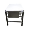 CHEF S-48 48'' Butcher Table with Poly Top Board