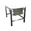 CHEF S-48 48'' Butcher Table with Poly Top Board
