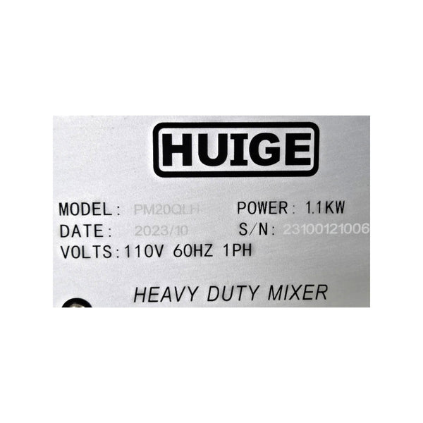 HUIGE PM20QLH 20 Qt Mixer